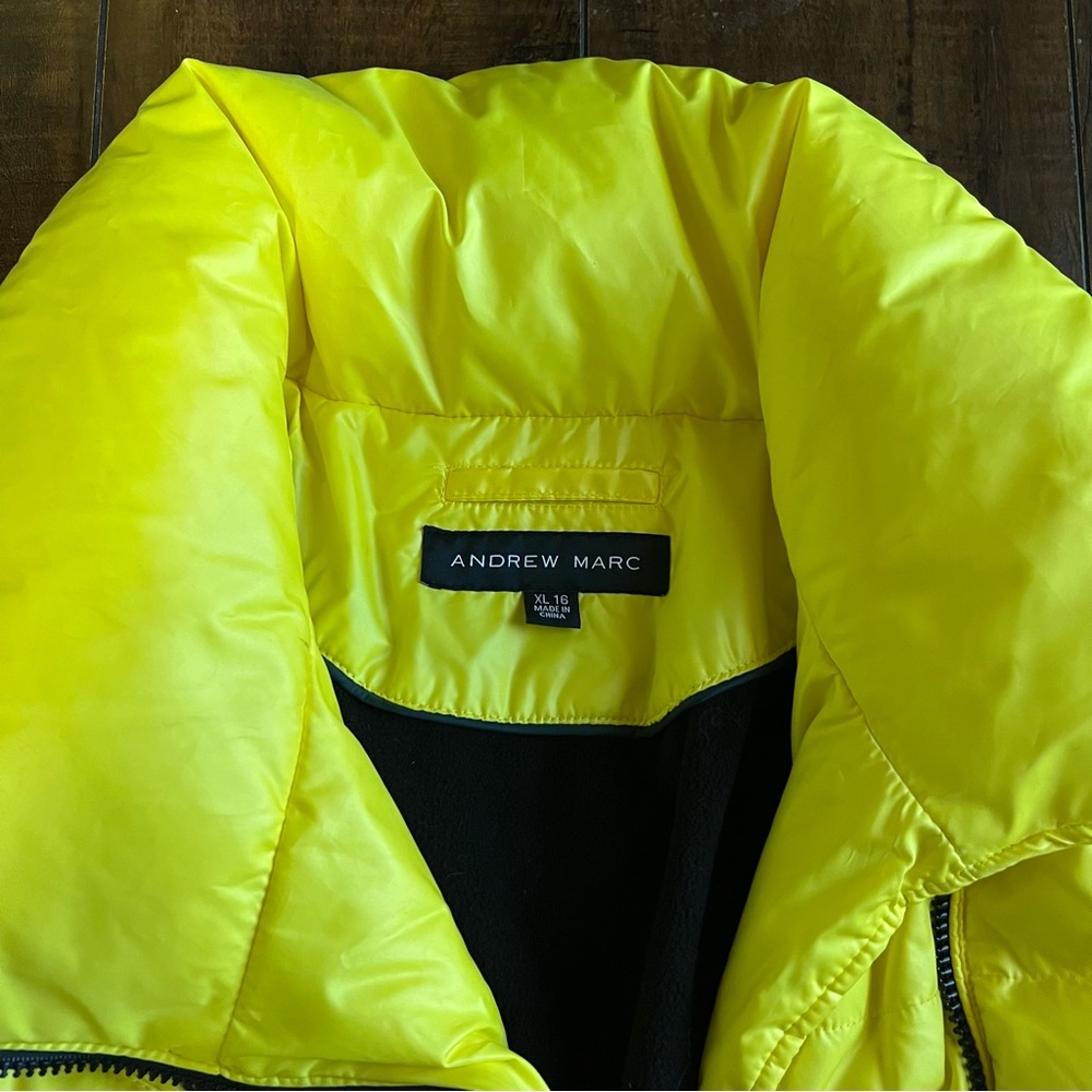 Yellow Puffer Jacket - image 2